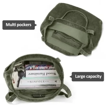 Etercycle Corduroy Tote Bag - Stylish & Spacious