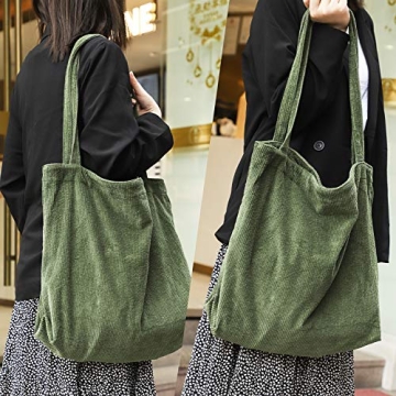 Etercycle Corduroy Tote Bag - Stylish & Spacious