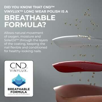 CND Vinylux Longwear Coral Nail Polish, Gel-like Shine & Chip Resistant Color, Tropix, 0.5 fl. oz