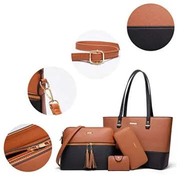 Stylish 4pc Women Handbags Set for Every Occasion