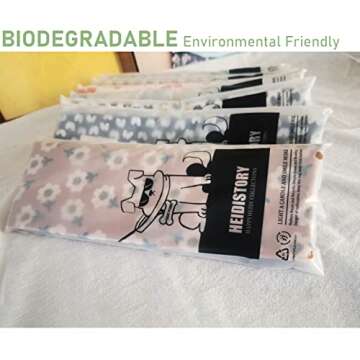 HAPPYHEIDI Floral Corduroy Canvas Travel Makeup Bag