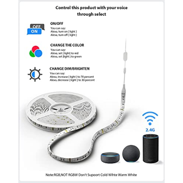 Maxonar LED Strip Lights for Smart Home Ambiance