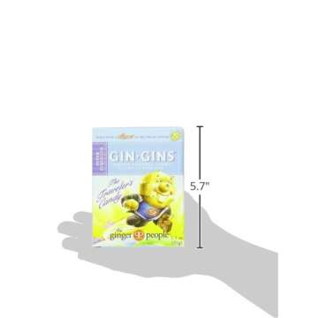 The Ginger People Gin Gins BOOST Ultra Strength Ginger Candy, 1.1-Ounce Boxes (Pack of 24)