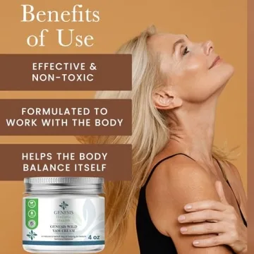 Genesis Wild Yam Cream for Hormonal Support & Relief