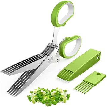 5-Blade Herb Scissors for Effortless Cooking