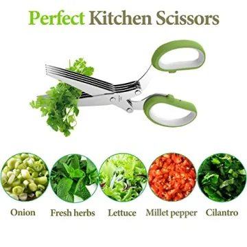 5-Blade Herb Scissors for Effortless Cooking