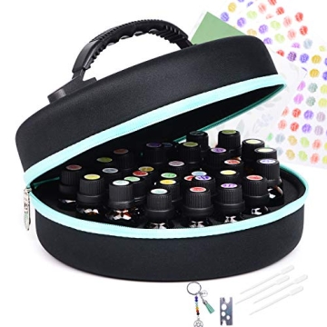 BES CHAN Essential Oil Storage Case for 32 Bottles