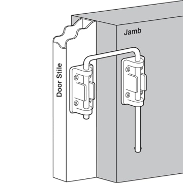 Prime-Line U 9847 Sliding Door Lock for Enhanced Security