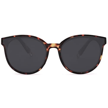 SOJOS Vintage Round Sunglasses - Oversized Style