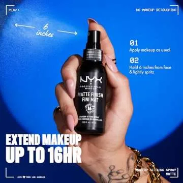 NYX PROFESSIONAL MAKEUP Makeup Setting Spray - Matte + Dewy Finish ( Pack Of 2), Vegan Formula (Packaging May Vary)