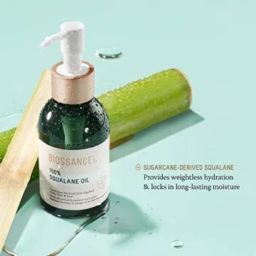 Biossance 100% Squalane Oil - Vegan Hydrating Face & Body Oil