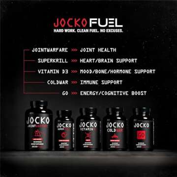 Jocko Fuel Immune Support Supplement - Elderberry with Zinc & Vitamin C for Adults - Immune Defense with Vitamin C, D3, Superfoods, Herbs, & Minerals (90 Capsules)