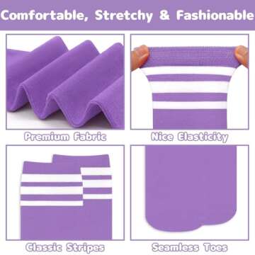 Olreco Kids Soccer Socks Toddler Soccer Socks Girls Soccer Socks Kids 4-6 Pink Soccer Socks Youth Baseball Socks Softabll Socks