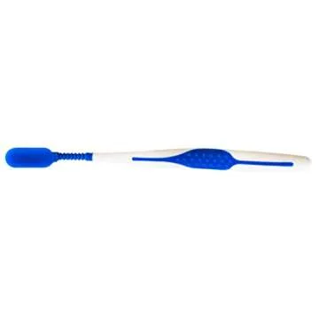 Mouth-Mate Large Oval Oral Hygiene and Tooth Brushing Aid with Unique Bendable Handle and Soft Tip t...