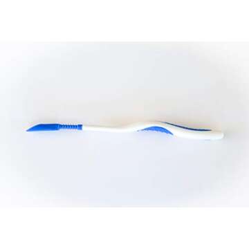 Mouth-Mate Large Oval Oral Hygiene and Tooth Brushing Aid with Unique Bendable Handle and Soft Tip to Improve Comfort, 5 Pack