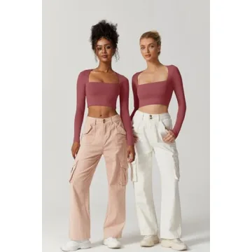 Stylish QINSEN Square Neck Crop Top for Women