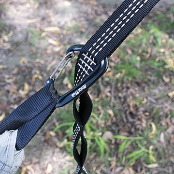 AnorTrek Lightweight Portable Camping Hammock with Tree Straps