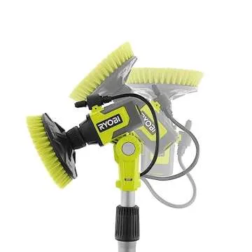 RYOBI ONE+ 18V Cordless Soap Dispensing Scrubber (Tool Only), GREEN, PCL1701B