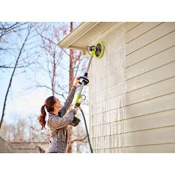 RYOBI ONE+ 18V Cordless Soap Dispensing Scrubber (Tool Only), GREEN, PCL1701B