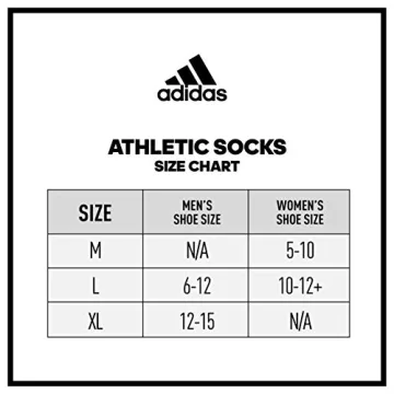 adidas Women's Cushioned Crew Socks 6-Pack with Arch Support