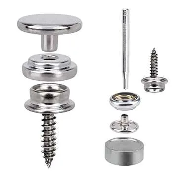 CENOZ Canvas Snap Kit 150 PCS Marine Grade Stainless Steel