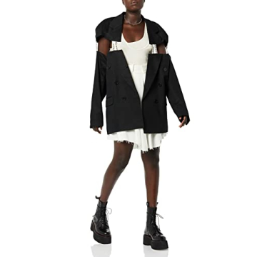 Maison Blanche All Gender Cut-Through Jacket in Black