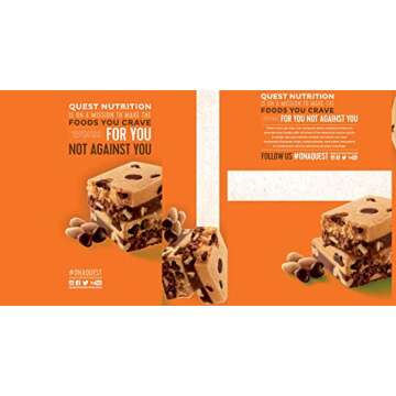 Quest Nutrition- High Protein, Low Carb, Gluten Free, Keto Friendly, Peanut Butter Brownie Smash, 12 Count