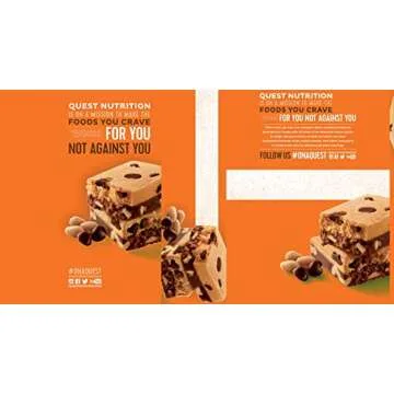 Quest Nutrition- High Protein, Low Carb, Gluten Free, Keto Friendly, Peanut Butter Brownie Smash, 12 Count