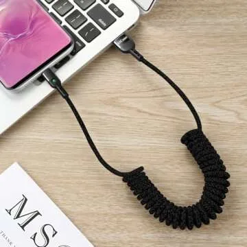 AICase Retractable USB Type C Cable for Car & Charging