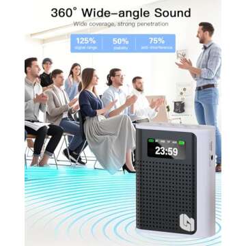 2025 Portable Voice Amplifier for Teachers and Meetings