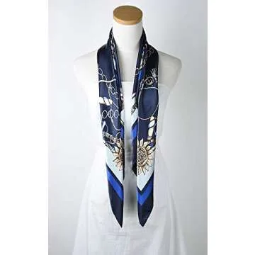 Corciova Silk Like 35 x 35 Neck Scarf | Trendy Bandana