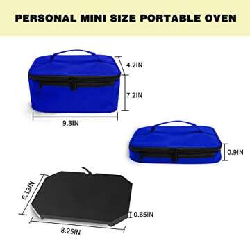 TrianglePatt Portable Oven for Quick Meal Reheating
