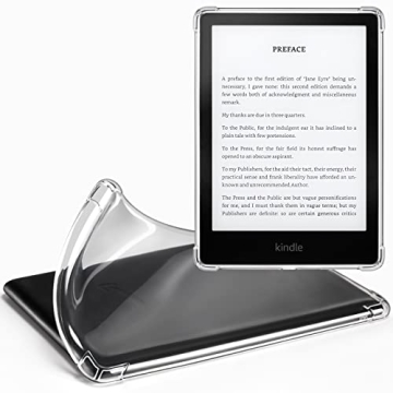 CoBak Clear Case for 6.8 Inch Kindle Paperwhite 2021 - Ultra Slim Soft TPU Cover