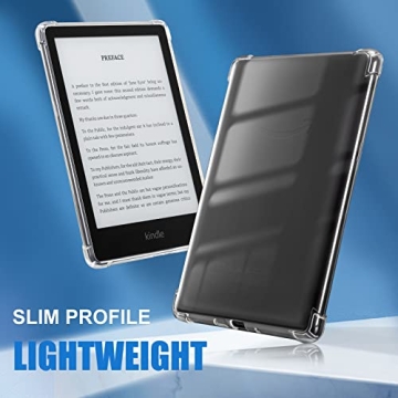 CoBak Clear Case for Kindle Paperwhite 11th Gen - Slim Protection