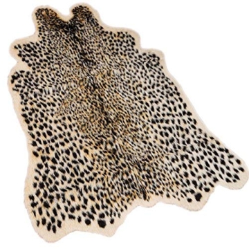 Stunning Faux Leopard Hide Rug for Home or Office
