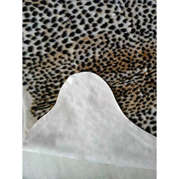 Stunning Faux Leopard Hide Rug for Home or Office