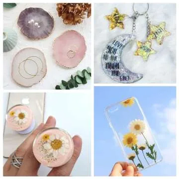 Epoxy Resin, 32OZ Resin Kit, Epoxy Resin Crystal Clear-Not Yellowing and No Bubble Self Leveling Easy Mix 1:1 Casting & Coating for DIY Jewelry Making of The Art Resin & Epoxy Resin (32oz)