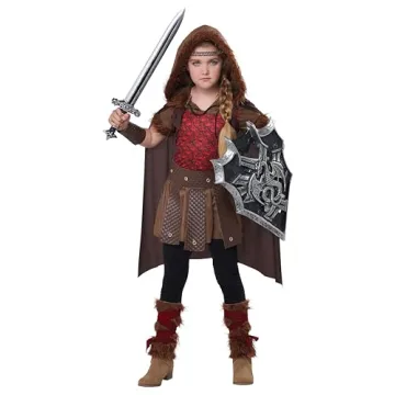 California Costumes Dragon Trainer Girls Viking Halloween Costume - Large (10-12)