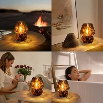 Stylish ONEWISH Mushroom Lamp for Home Decor and Gifting