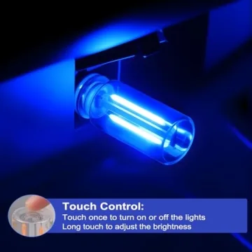 2 PCS Retro USB Car Lights - Touch Dimmable LED Bulbs