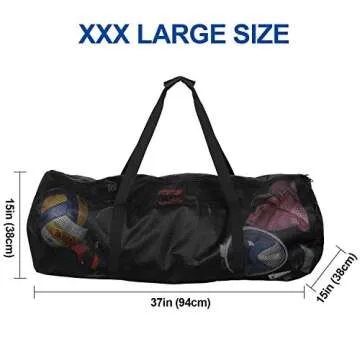 Oumers Mesh Dive Bag, Extra Large Mesh Travel Duffle for Scuba Diving and Snorkeling Gear & Equipment - Dry Bag Hold Mask, Fins, Snorkel, and More