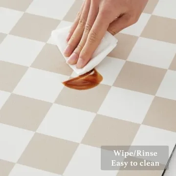 Ohocut Checkered Dish Drying Mat for Kitchen and Coffee Bar