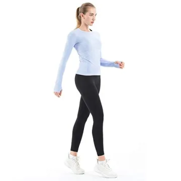 MathCat Seamless Women’s Long Sleeve Workout Shirt