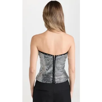 Stylish Retrofête Women’s Valery Top with Crystals