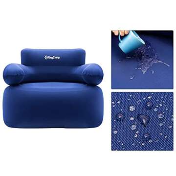 KingCamp Inflatable Chair for Adults Waterproof Portable