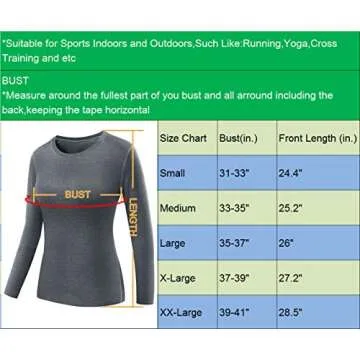 NELEUS Women's Long Sleeve Athletic Shirts - 3 Pack