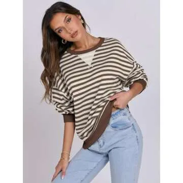 Trendy ANRABESS Women Oversized Sweatshirt for Fall 2025