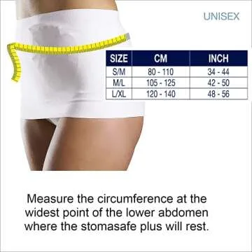 Corsinel StomaSafe Plus Ostomy/Hernia Support Garment Light by TYTEX (Beige, M/L), 41-1/2" - 49-1/2" Hip Circumference