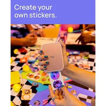 Canon IVY ZINK Pre-Cut Circle Stickers, 20 Sheets