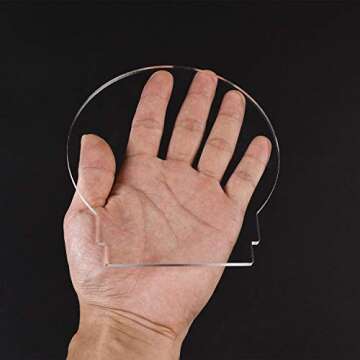 6 Pcs 2mm Acrylic Sheets for LED Display and DIY Projects